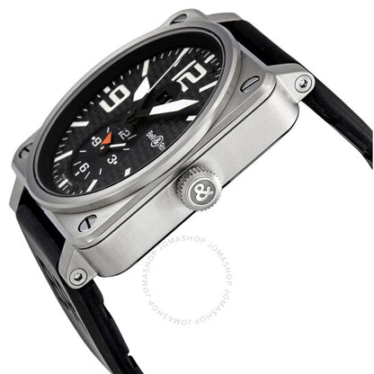 Bell And Ross, Aviation GMT Carbon Fiber Dial Men's Watch BR0351-GMT