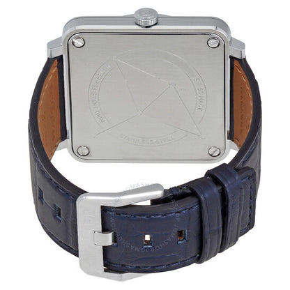 ساعة بيل آند روس، ساعة طيران نسائية بمينا أزرق داكن مرصعة بالألماس