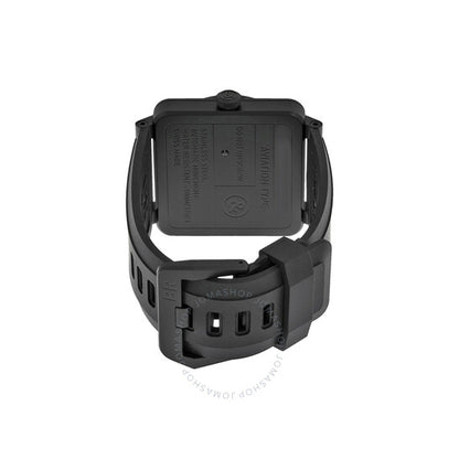 ساعة بيل آند روس، رادار الطيران الميكانيكية للرجال بمينا سوداء