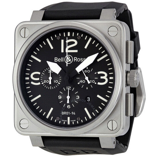Bell And Ross, Black Dial Automatic Chronograph Men's Watch