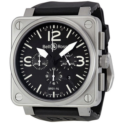 Bell And Ross, Black Dial Automatic Chronograph Men's Watch
