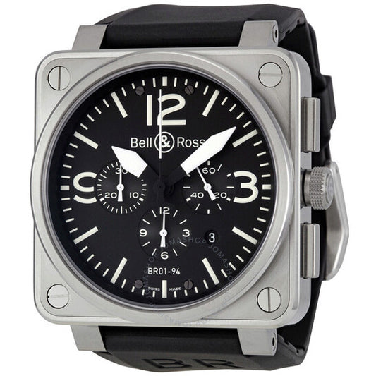 Bell And Ross, Black Dial Automatic Chronograph Men's Watch