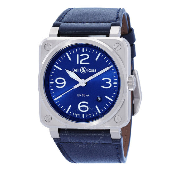 Bell And Ross, Br 03 Automatic Blue Dial Men's Watch