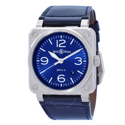 Bell And Ross, Br 03 Automatic Blue Dial Men's Watch