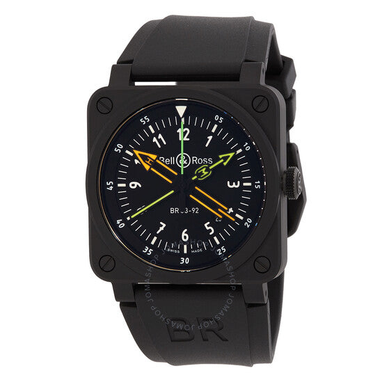 Bell And Ross, BR 03-92 Radiocompass Automatic Black Dial Men's Watch