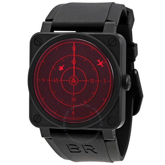 Bell And Ross, BR 03-92 Red Radar Automatic Red Dial Men's Watch