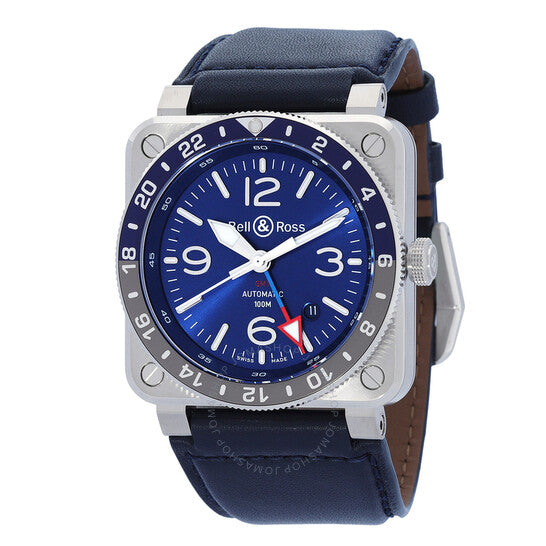 Bell And Ross, BR 03-93 GMT Automatic Blue Dial Men's Watch