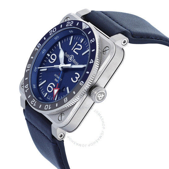 Bell And Ross, BR 03-93 GMT Automatic Blue Dial Men's Watch