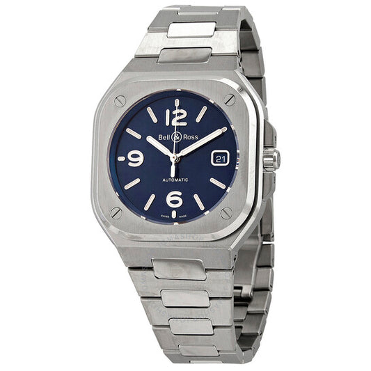 Bell And Ross, BR 05 Blue Steel Automatic Blue Dial Men's Watch