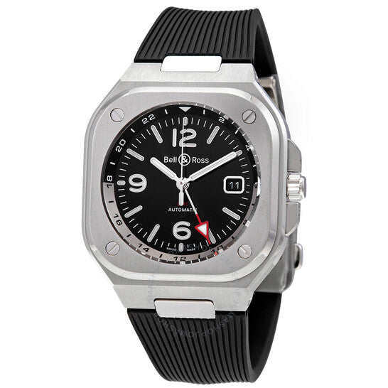 Bell And Ross, BR 05 GMT Automatic Black Dial Men's Watch