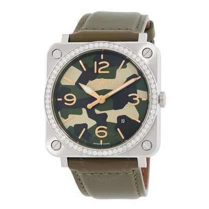 Bell And Ross, BR S Quartz Diamond Men's Watch