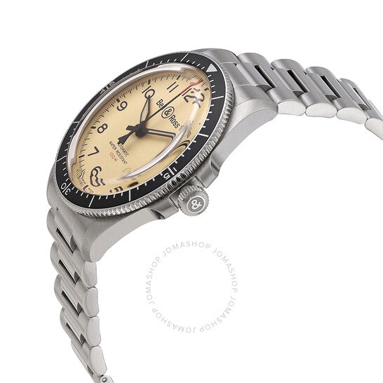 Bell And Ross, BR V2 Automatic Beige Dial Men's Watch