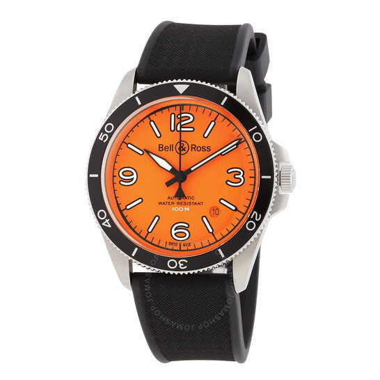 Bell And Ross, BR V2-92 Automatic Orange Dial Men's Watch