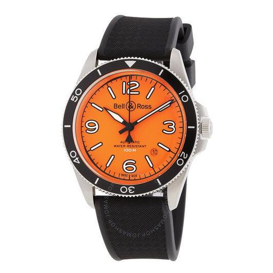 Bell And Ross, BR V2-92 Automatic Orange Dial Men's Watch