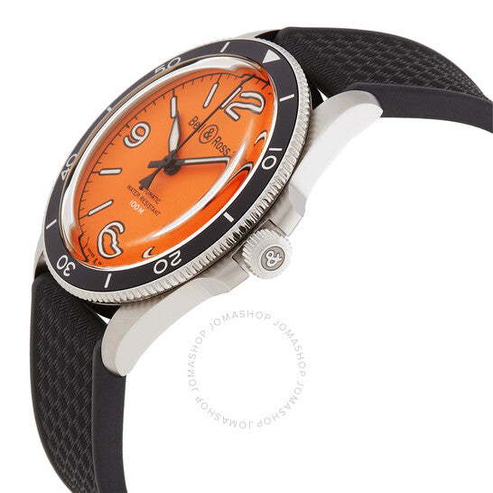 Bell And Ross, BR V2-92 Automatic Orange Dial Men's Watch