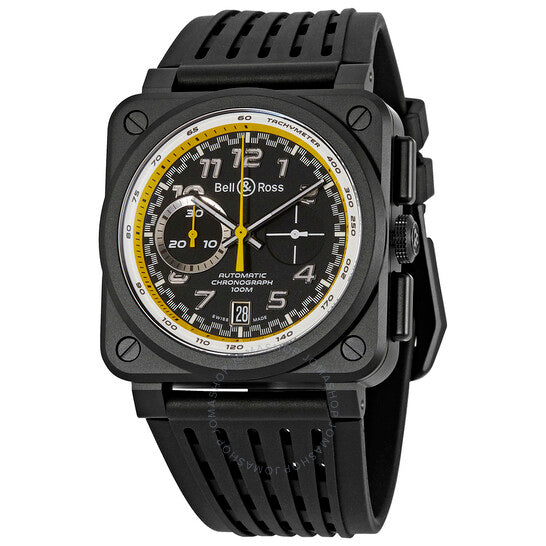 Bell And Ross, BR03-94 Chronograph Automatic Black Dial Men's Watch