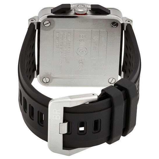 Bell And Ross, Carbon Fibre Chronograph Dial Men's Limited Edition Watch