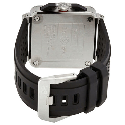 Bell And Ross, Carbon Fibre Chronograph Dial Men's Limited Edition Watch