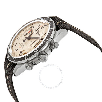 Bell And Ross, Chronograph Automatic Beige Dial Men's Watch