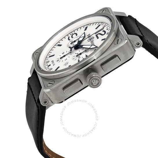 Bell And Ross, Chronograph Automatic White Dial Men's Watch