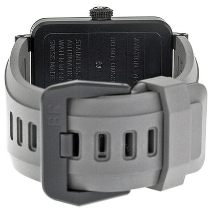 ساعة بيل آند روس كوماندو أوتوماتيكية للرجال بمينا رمادي