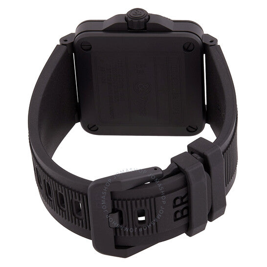 ساعة بيل آند روس دايفر أوتوماتيكية للرجال بمينا أزرق