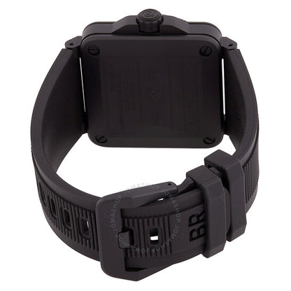 ساعة بيل آند روس دايفر أوتوماتيكية للرجال بمينا أزرق