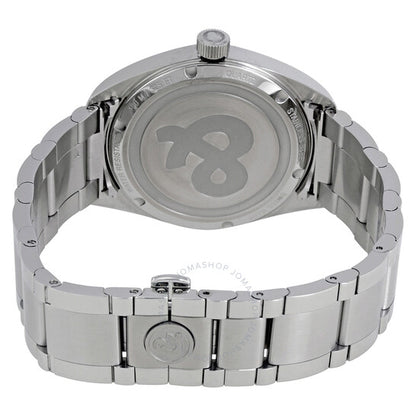 ساعة بيل آند روس فيوجن للرجال، أنالوج رقمي، مينا فضية