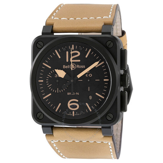 Bell And Ross, Instrument Heritage Chronograph Automatic Men's Watch BR-03-94-HERITAGE