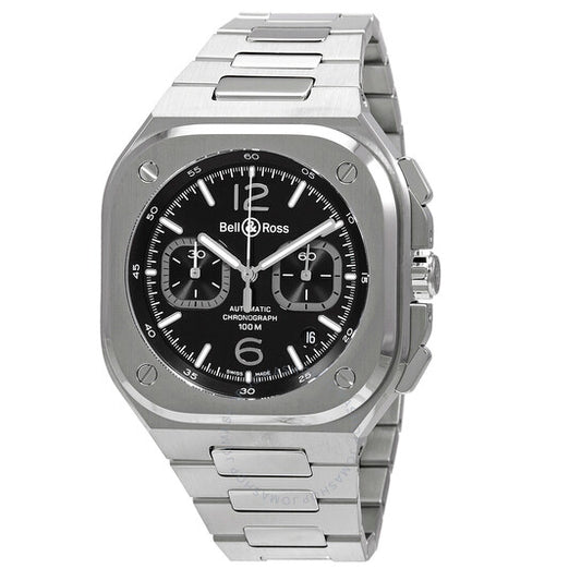 Bell And Ross, Instruments Chronograph Automatic Black Dial Men's Watch