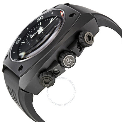 Bell And Ross, Marine Black Dial Chronograph 44MM Men's Watch BR0294-BL-CB
