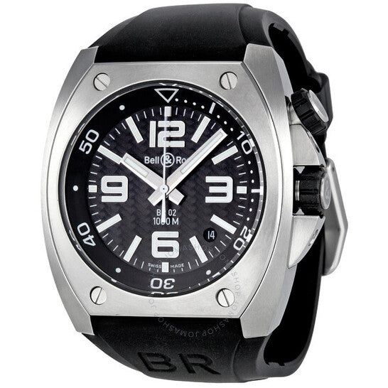 Bell And Ross, Marine Carbon Fiber Dial Automatic Men's Watch BR0292-ST-CBF
