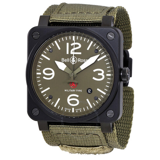 ساعة بيل آند روس العسكرية للرجال من طراز جي آي جو إديشن