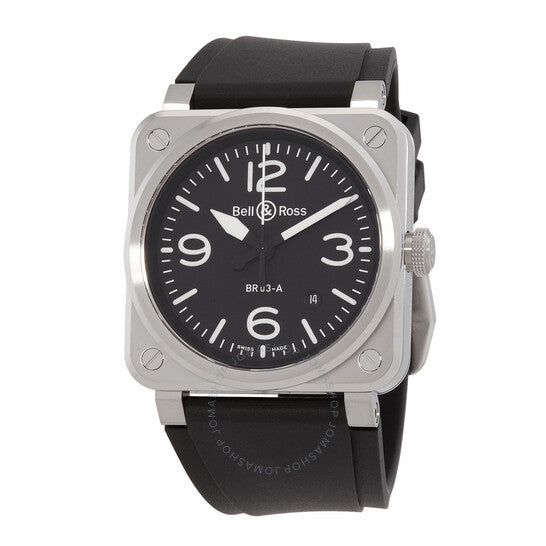 Bell And Ross, New BR 03 Automatic Black Dial Men's Watch