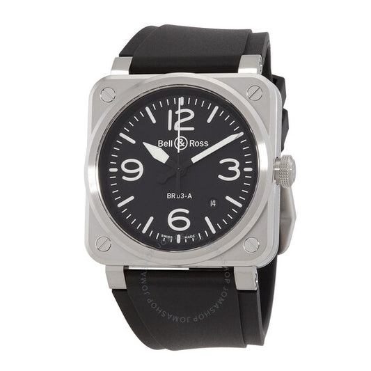 Bell And Ross, New BR 03 Automatic Black Dial Men's Watch
