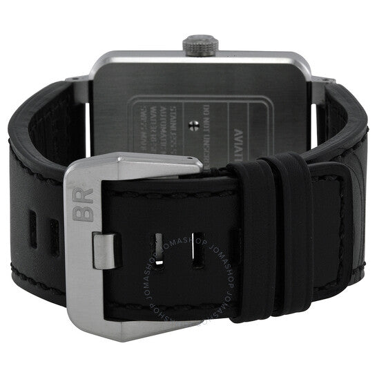 ساعة بيل آند روس أوتوماتيك أوفيس للرجال بمينا أسود