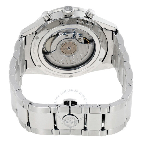 ساعة بيل آند روس كرونوغراف أوفيشر للرجال بمينا أسود BR126-OFFICER-SSB