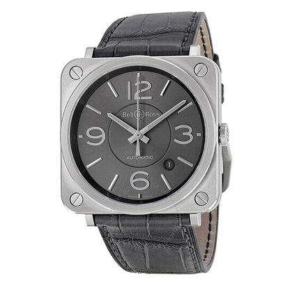 Bell And Ross, Officer Ruthenium Dial Automatic Men's Watch BRS-OFF-RU