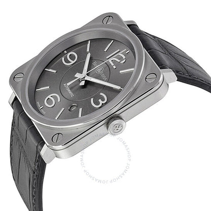 Bell And Ross, Officer Ruthenium Dial Automatic Men's Watch BRS-OFF-RU