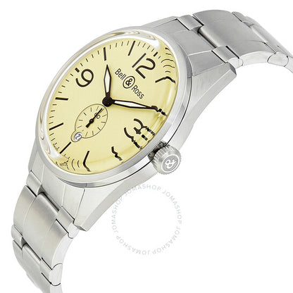 Bell And Ross, Original Automatic Beige Dial Men's Watch BR123-BEI-ST-SS
