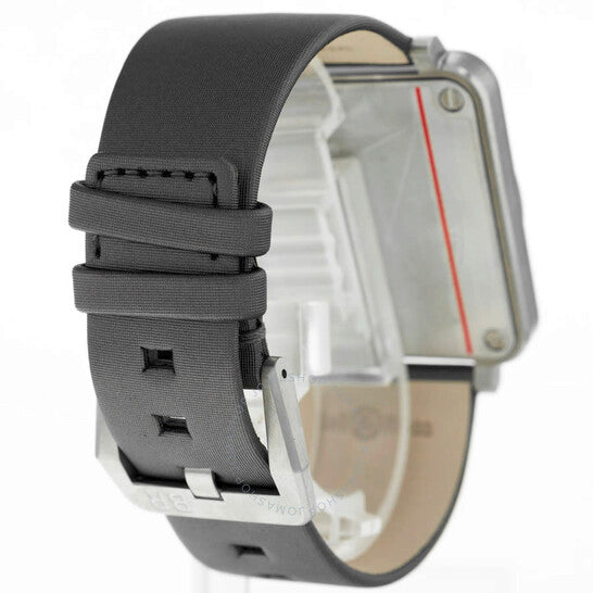 ساعة بيل آند روس النسائية، كوارتز إيجل الماسية الوردية