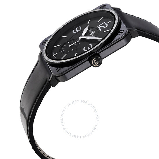 بيل آند روس، كوارتز، مينا سوداء مرصعة بالألماس