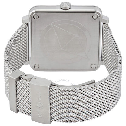 ساعة بيل آند روس كوارتز مرصعة بالألماس للجنسين