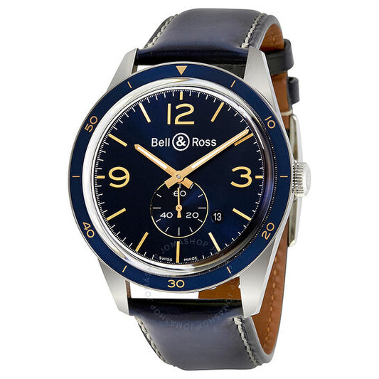 ساعة بيل آند روس الأوتوماتيكية الكلاسيكية للرجال من طراز Aeronavale