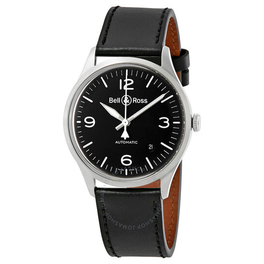Bell And Ross, Vintage Automatic Black Dial Men's Watch