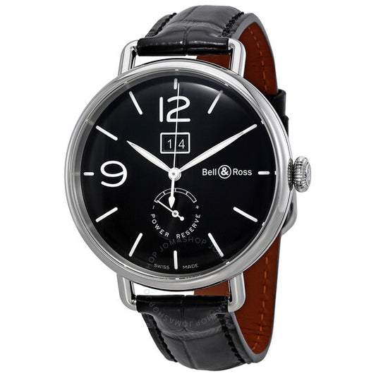 ساعة بيل آند روس، فينتيج جراند ديت ريزيرف جلفانيك سوداء بمينا أوتوماتيكية للرجال