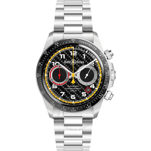 Bell And Ross, Vintage V2-94 Limited Edition Chronograph Automatic Black Carbon Fibre Men's Watch