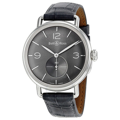 Bell And Ross, WW1 Argentium Automatic Grey Dial Men's Watch BRWW1-ME-AG-RU-S