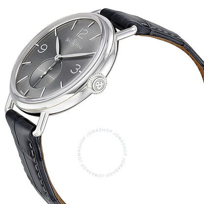 Bell And Ross, WW1 Argentium Automatic Grey Dial Men's Watch BRWW1-ME-AG-RU-S