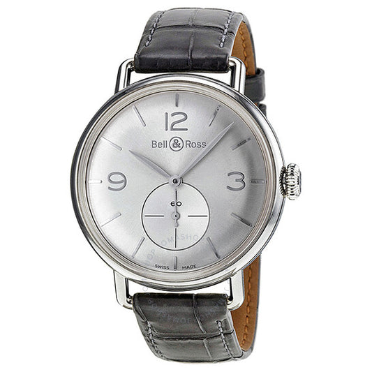 Bell And Ross, WW1 Argentium Automatic Silver Dial Men's Watch BRWW1-ME-AG-S